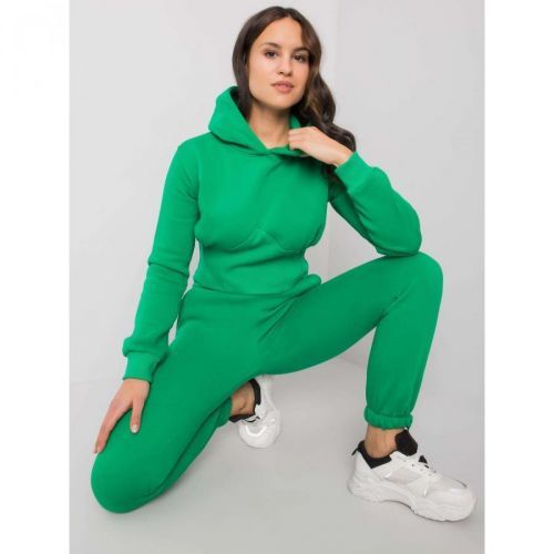 Green sweatshirt set with Ambretta pants