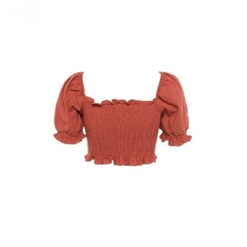 Trendyol Cinnamon Gipe Blouse