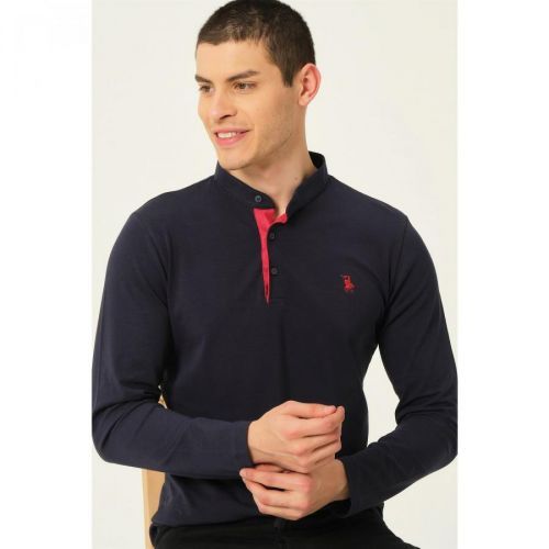 V4009 DEWBERRY MEN'S SWEATSHIRT-LACİVERT