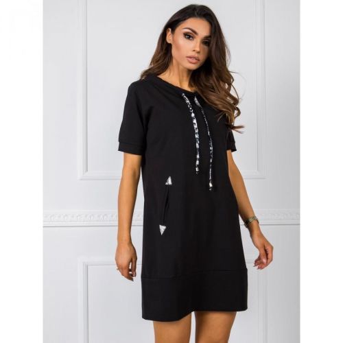 Black dress with pockets