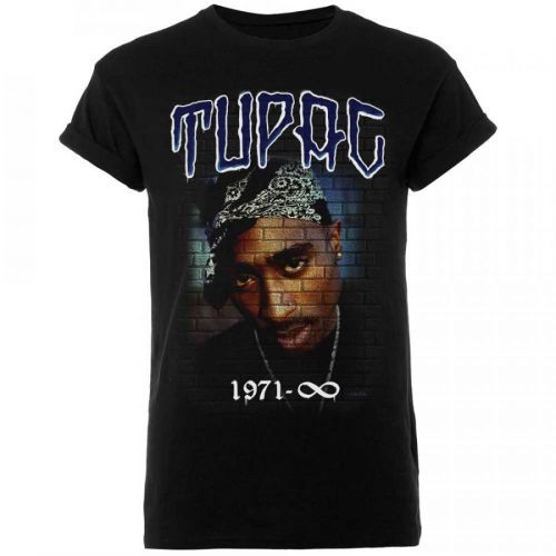 2Pac tričko Mural 1971 Čierna XXL