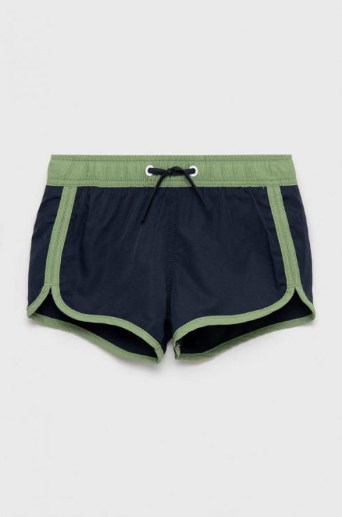 Detské plavkové šortky United Colors of Benetton tmavomodrá farba