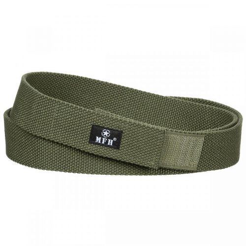 Nohavicový opasok MFH šírky 32 mm na suchý zips - olivový, 120