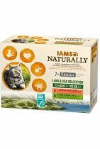 Iams Cat Senior losos v omáčke vrecko 85g