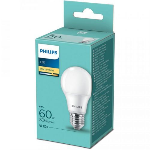 LED 60W A60 E27 WW FR ND 1PF PHILIPS