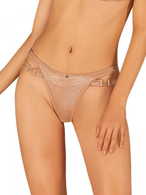 Zmyselný spodný diel plaviek Filipines bikini thong - Obsessive S golden