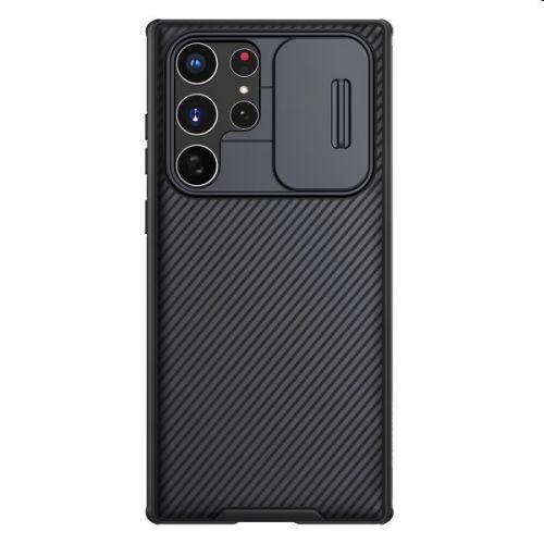 Nillkin CamShield silikónový kryt na Samsung Galaxy S22 Ultra, čierny