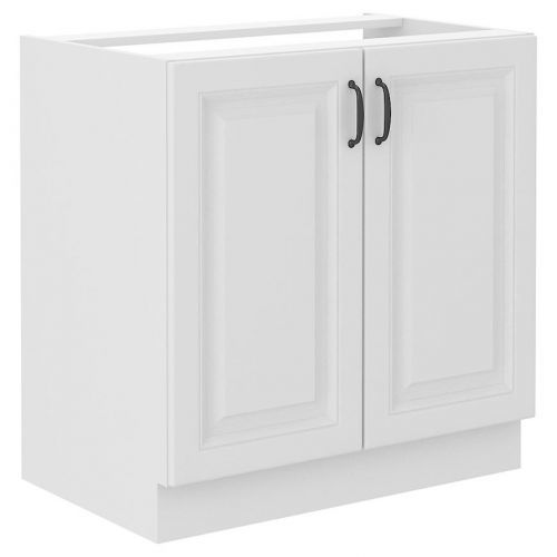 Kuchynská skrinka STILO biely mat/biely 80zl 2f bb