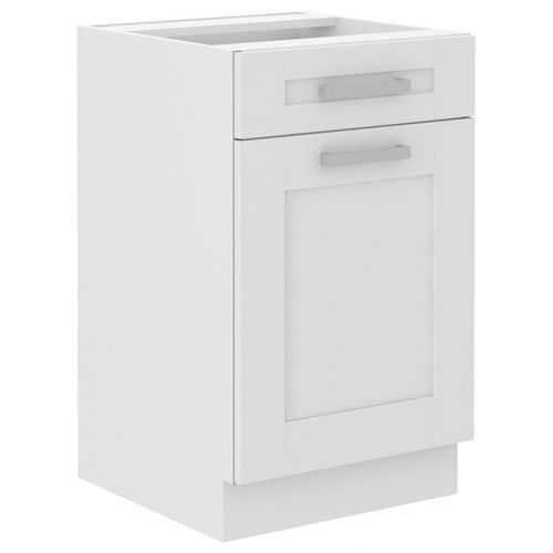 Kuchynská skrinka LUNA biely mat/biely  50d 1f 1s bb