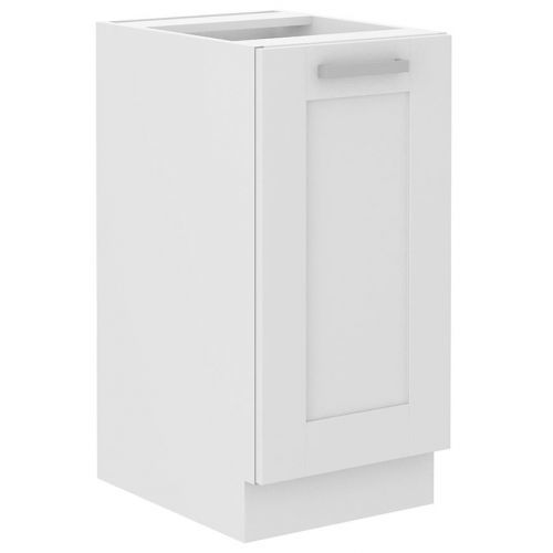 Kuchynská skrinka LUNA biely mat/biely  40d 1f bb