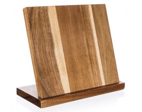 Magnetická doska na nože 26x23 cm, akáciové drevo%