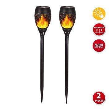 VELAMP 2 LED solárne stĺpiky SPK59
