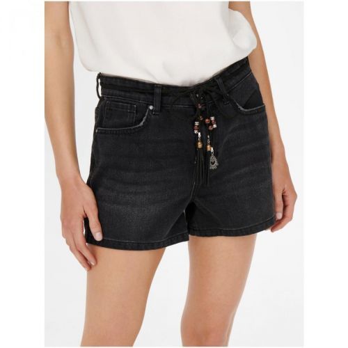 Black Denim Shorts ONLY Kelly - Women