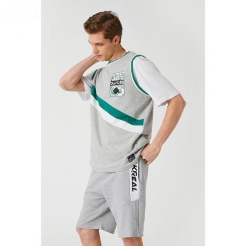Koton Slim Fit Paneled Shorts