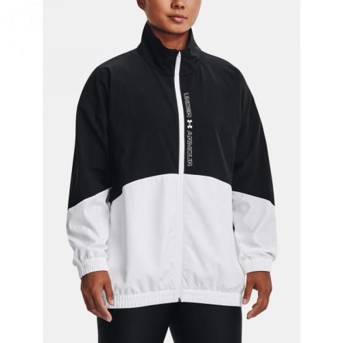 Under Armour Jacket Woven FZ Oversized Jacket-BLK - Women