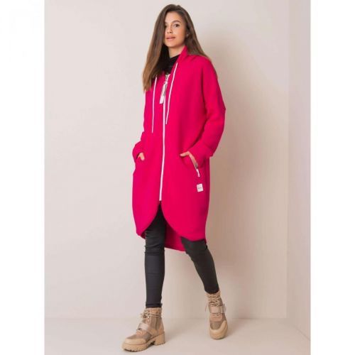 Fuchsia hooded sweatshirt