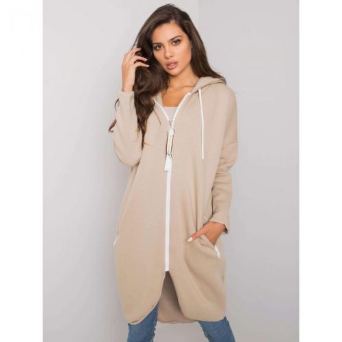 Long beige sweatshirt