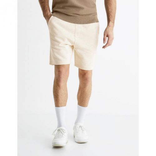 Celio Cotton Shorts Bonepsey - Men