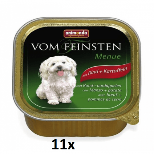 Animonda Vom Feinsten dog ADULT hovädzie a zemiaky bal. 11 x 150 g
