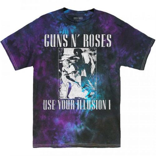 Guns N’ Roses tričko Use Your Illusion Monochrome Modrá XXL