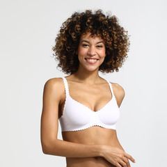 Dámska podprsenka s kosticami DIM BODY TOUCH UNDERWIRE BRA - DIM - biela 70 B
