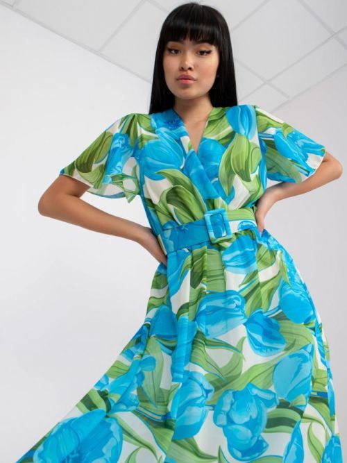 Šaty DHJ SK 15967.54P modrá jedna veľkosť