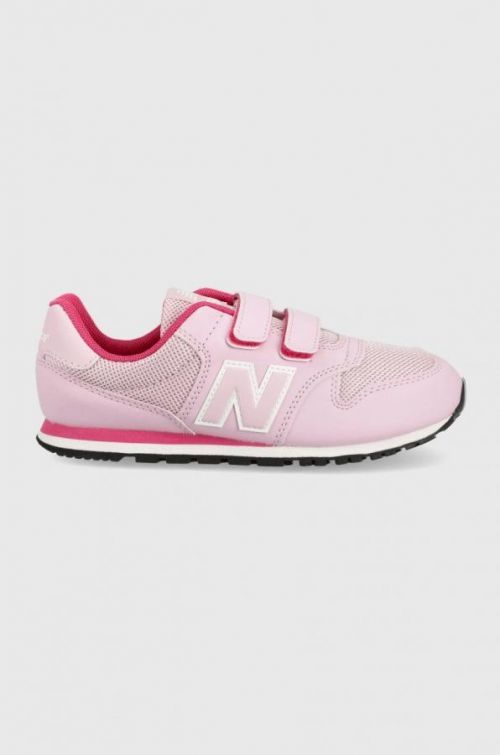 Detské tenisky New Balance ružová farba