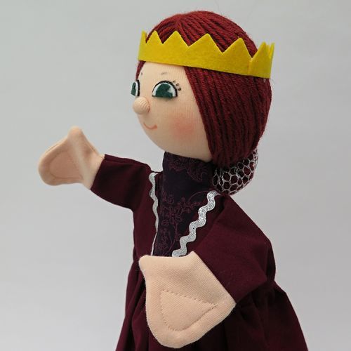 Moravská ústředna maňásek královna Isabel 28 cm