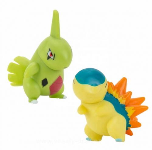 BOTI Pokémon akčné figúrky Larvitar a Cyndaquil 5 cm