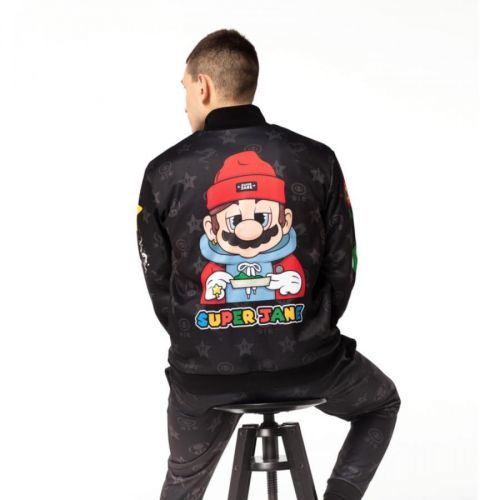 Mr. GUGU & Miss GO Man's Super Green Track Jacket S-W-526 2196