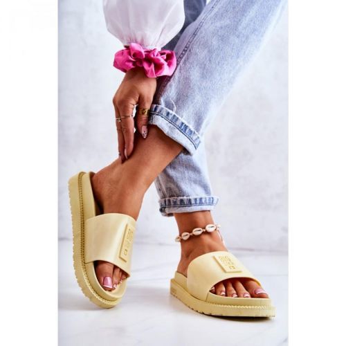 Women's Slippers Big Star JJ274A305 Yellow