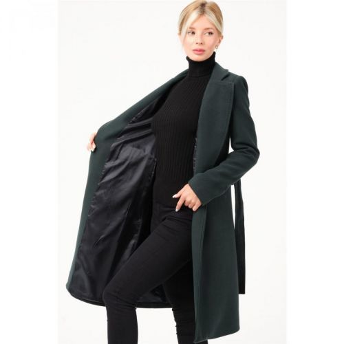 Z6739 DEWBERRY LADY COAT-GREEN