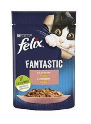 Nestlé FELIX Fantastic cat losos želé kapsička 26x85 g