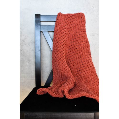 DR Handmade háčkovaná deka - Alize Puffy Fine - zig-zag