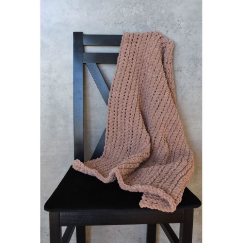 DR Handmade háčkovaná deka - Alize Puffy Fine - hladká špirála