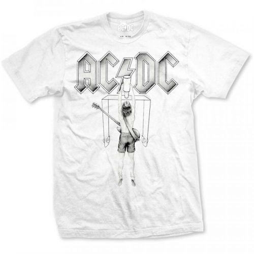 AC/DC tričko Switch Biela XXL