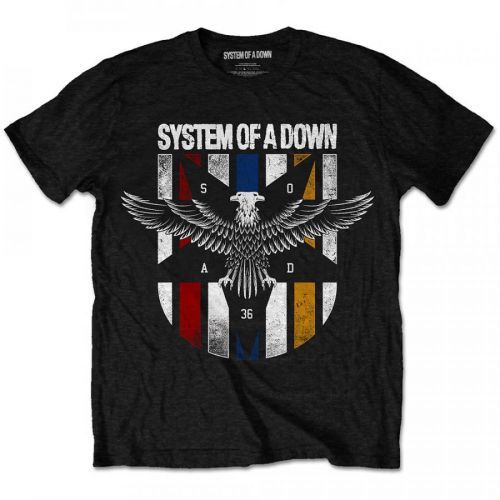 System of a Down tričko Eagle Colours Čierna S