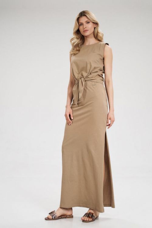 Figl Skirt M789 Beige S