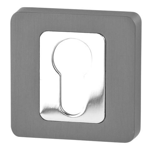 Rozeta R62 WC antracit/chróm