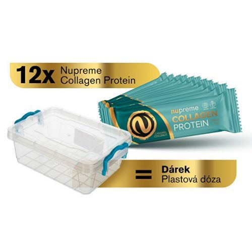 Nupreme Proteínové tyčinky kokos-karamel 12 ks v dóze