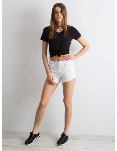 Dámske šortky s vreckami MIRO white