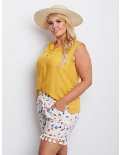 Dámske šortky PLUS SIZE Own White