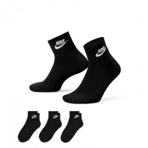 Nike Sportwear Everyday Essential Ankle Socks 3-Pack Black/ White
