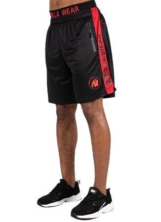 Gorilla wear pánske šortky atlanta čierna/červená - s/m