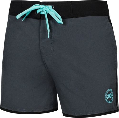 AQUA SPEED Swimming Shorts Axel Grey/Black M
