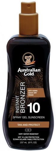 Australian Gold Spray Gel + Bronzer SPF10 237 ml