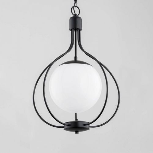 Závesná lampa Remy 250 s guľovým sklom