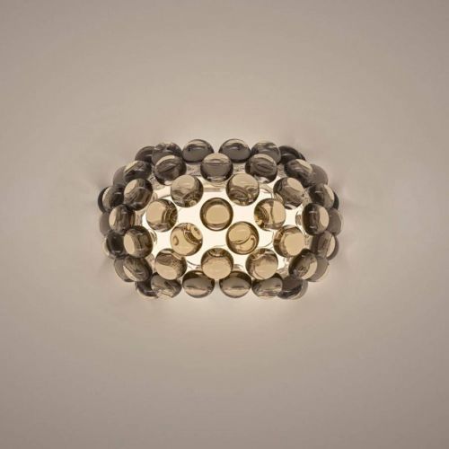 Foscarini Caboche Plus piccola R7s nástenné sivá