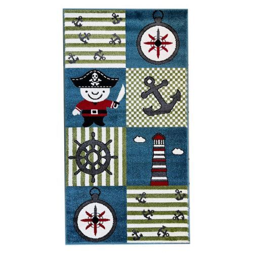 Koberec Frisee Soft Kids 1,6/2,3 0450A modrý