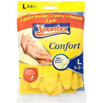 SPONTEX Comfort veľkosť L, 2 páry